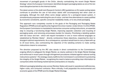 JOINT INDUSTRY STATEMENT ON HARMONISED WASTE SORTING INSTRUCTIONS FOR PACKAGING